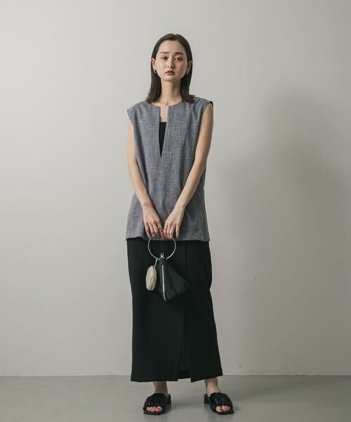 SENSE OF PLACE by URBAN RESEARCH / センスオブプレイス バイ アーバンリサーチ ベスト | スキッパーツイードベスト | 詳細4