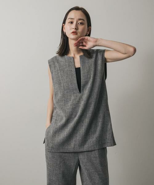 SENSE OF PLACE by URBAN RESEARCH / センスオブプレイス バイ アーバンリサーチ ベスト | スキッパーツイードベスト | 詳細12