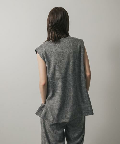 SENSE OF PLACE by URBAN RESEARCH / センスオブプレイス バイ アーバンリサーチ ベスト | スキッパーツイードベスト | 詳細13