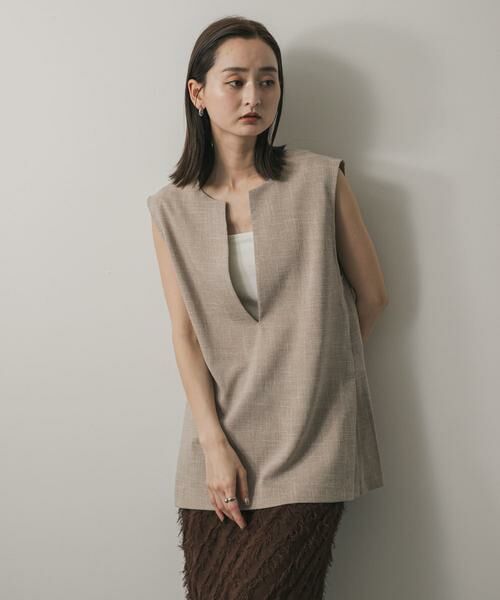 SENSE OF PLACE by URBAN RESEARCH / センスオブプレイス バイ アーバンリサーチ ベスト | スキッパーツイードベスト | 詳細19