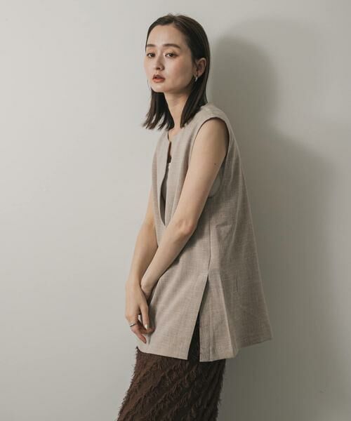 SENSE OF PLACE by URBAN RESEARCH / センスオブプレイス バイ アーバンリサーチ ベスト | スキッパーツイードベスト | 詳細20