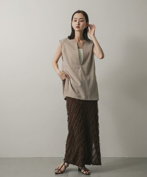 SENSE OF PLACE by URBAN RESEARCH / センスオブプレイス バイ アーバンリサーチ ベスト | スキッパーツイードベスト | 詳細22