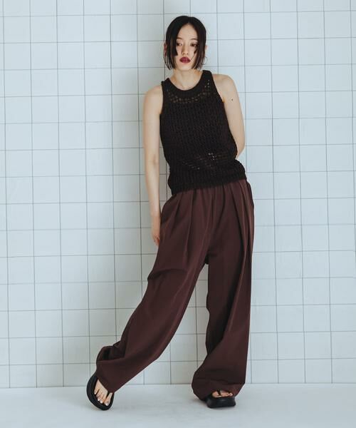 SENSE OF PLACE by URBAN RESEARCH / センスオブプレイス バイ アーバンリサーチ その他パンツ | 撥水UVカットウエストドロータックパンツ | 詳細2