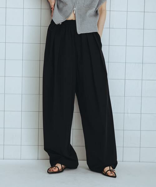 SENSE OF PLACE by URBAN RESEARCH / センスオブプレイス バイ アーバンリサーチ その他パンツ | 撥水UVカットウエストドロータックパンツ | 詳細9