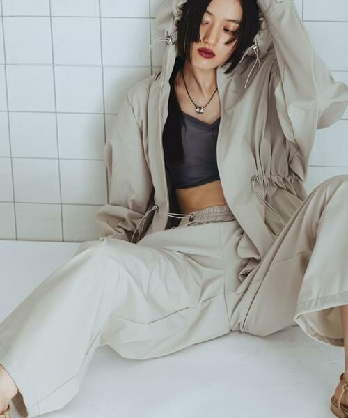 SENSE OF PLACE by URBAN RESEARCH / センスオブプレイス バイ アーバンリサーチ その他パンツ | 撥水UVカットウエストドロータックパンツ | 詳細17