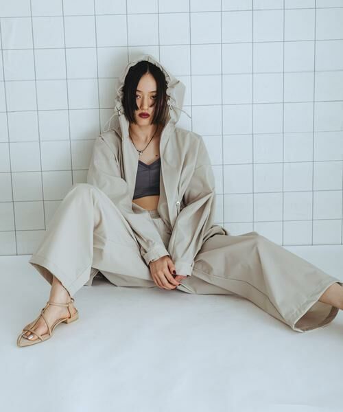 SENSE OF PLACE by URBAN RESEARCH / センスオブプレイス バイ アーバンリサーチ その他パンツ | 撥水UVカットウエストドロータックパンツ | 詳細18