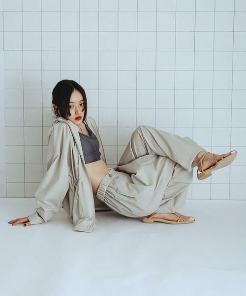 SENSE OF PLACE by URBAN RESEARCH / センスオブプレイス バイ アーバンリサーチ その他パンツ | 撥水UVカットウエストドロータックパンツ | 詳細19