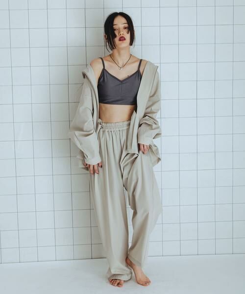 SENSE OF PLACE by URBAN RESEARCH / センスオブプレイス バイ アーバンリサーチ その他パンツ | 撥水UVカットウエストドロータックパンツ | 詳細21