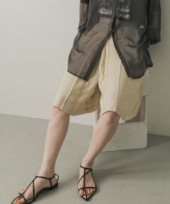 SENSE OF PLACE by URBAN RESEARCH / センスオブプレイス バイ アーバンリサーチ ショート・ハーフ・半端丈パンツ | リネンライクメッシュバミューダ