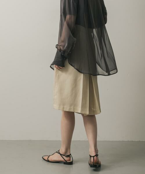 SENSE OF PLACE by URBAN RESEARCH / センスオブプレイス バイ アーバンリサーチ ショート・ハーフ・半端丈パンツ | リネンライクメッシュバミューダ | 詳細13