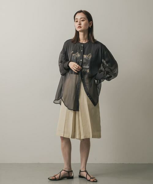 SENSE OF PLACE by URBAN RESEARCH / センスオブプレイス バイ アーバンリサーチ ショート・ハーフ・半端丈パンツ | リネンライクメッシュバミューダ | 詳細14