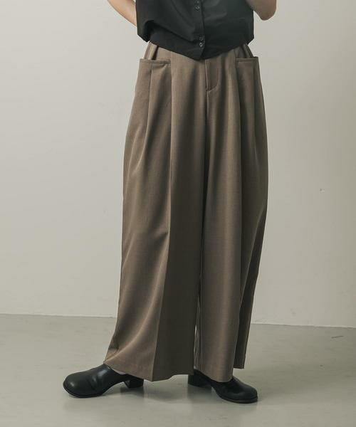 SENSE OF PLACE by URBAN RESEARCH / センスオブプレイス バイ アーバンリサーチ その他パンツ | タックポケットワイドスラックス | 詳細1