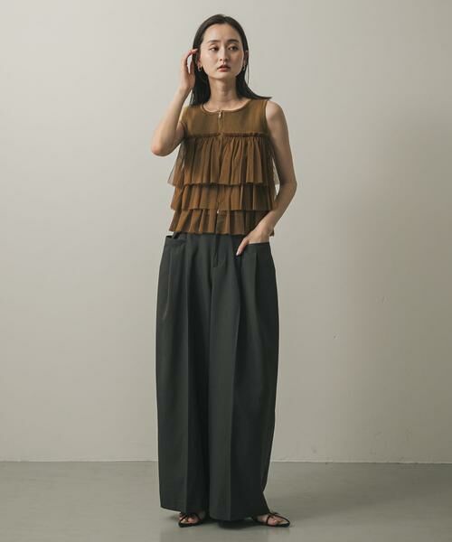 SENSE OF PLACE by URBAN RESEARCH / センスオブプレイス バイ アーバンリサーチ その他パンツ | タックポケットワイドスラックス | 詳細11