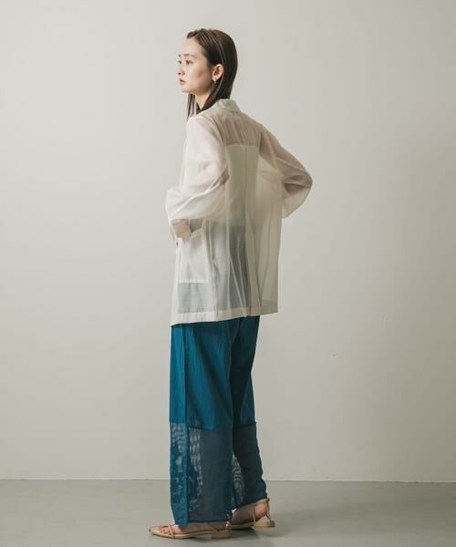 SENSE OF PLACE by URBAN RESEARCH / センスオブプレイス バイ アーバンリサーチ その他パンツ | インドシシュウメッシュイージーパンツ | 詳細4