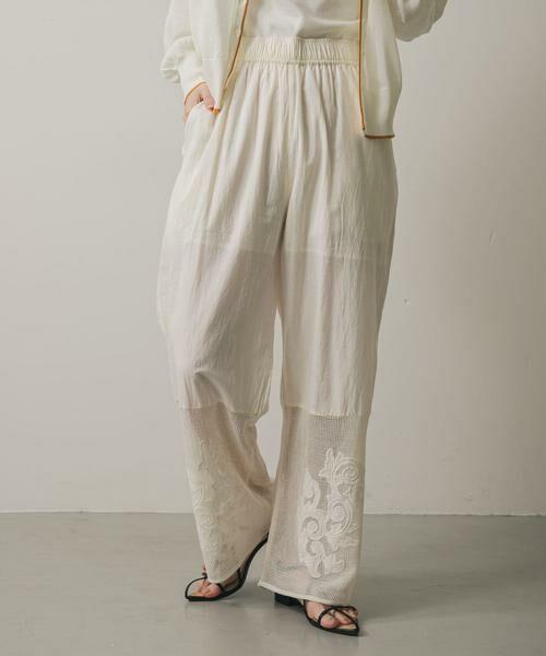 SENSE OF PLACE by URBAN RESEARCH / センスオブプレイス バイ アーバンリサーチ その他パンツ | インドシシュウメッシュイージーパンツ | 詳細8