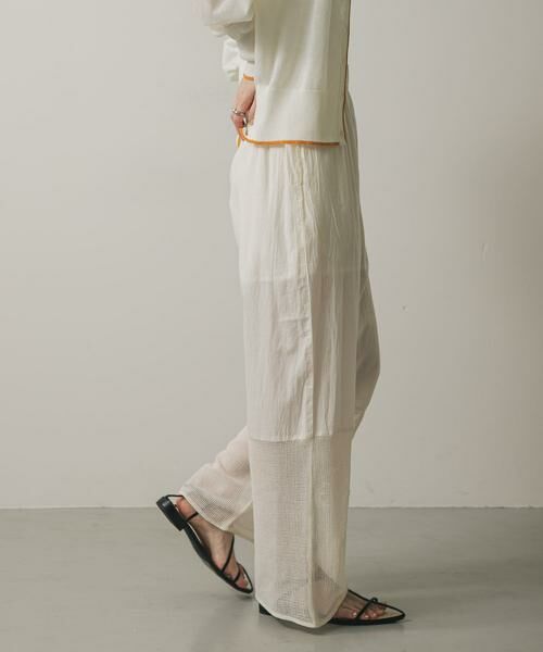 SENSE OF PLACE by URBAN RESEARCH / センスオブプレイス バイ アーバンリサーチ その他パンツ | インドシシュウメッシュイージーパンツ | 詳細9