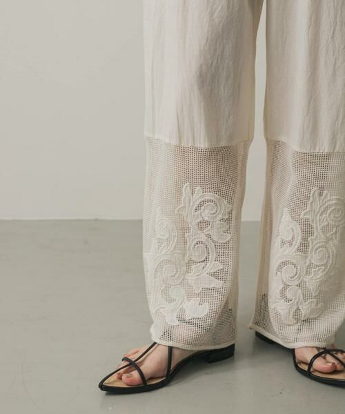 SENSE OF PLACE by URBAN RESEARCH / センスオブプレイス バイ アーバンリサーチ その他パンツ | インドシシュウメッシュイージーパンツ | 詳細10