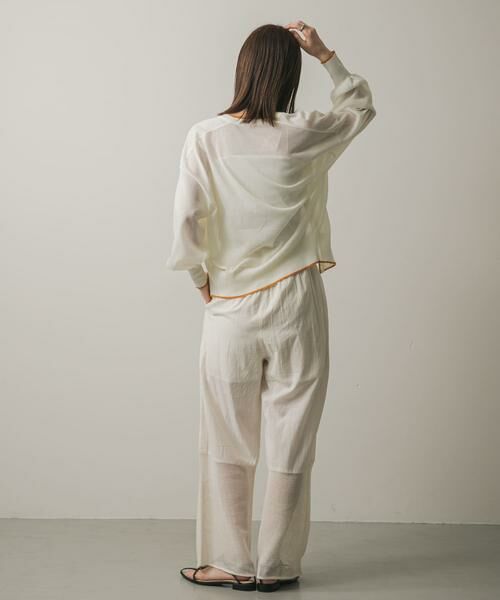 SENSE OF PLACE by URBAN RESEARCH / センスオブプレイス バイ アーバンリサーチ その他パンツ | インドシシュウメッシュイージーパンツ | 詳細12
