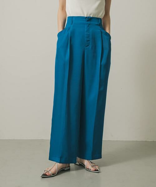 SENSE OF PLACE by URBAN RESEARCH / センスオブプレイス バイ アーバンリサーチ その他パンツ | ツイルサテンパンツ | 詳細1