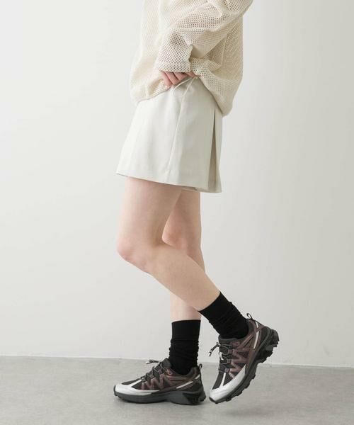 SENSE OF PLACE by URBAN RESEARCH / センスオブプレイス バイ アーバンリサーチ ショート・ハーフ・半端丈パンツ | タックショートパンツ | 詳細4