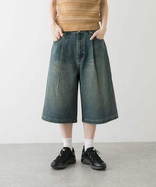 SENSE OF PLACE by URBAN RESEARCH / センスオブプレイス バイ アーバンリサーチ デニムパンツ | ニーレングスデニム(インディゴブルー)