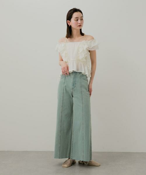 SENSE OF PLACE by URBAN RESEARCH / センスオブプレイス バイ アーバンリサーチ デニムパンツ | ルーズフレアデニム | 詳細5