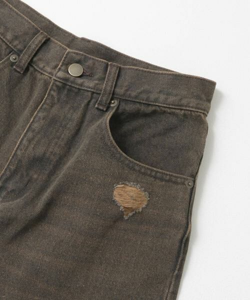 SENSE OF PLACE by URBAN RESEARCH / センスオブプレイス バイ アーバンリサーチ デニムパンツ | ダメージストレートデニム | 詳細10