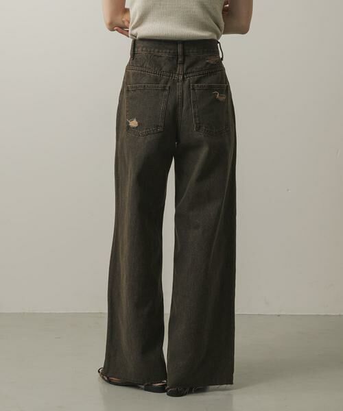 SENSE OF PLACE by URBAN RESEARCH / センスオブプレイス バイ アーバンリサーチ デニムパンツ | ダメージストレートデニム | 詳細4