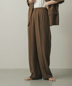 SENSE OF PLACE by URBAN RESEARCH / センスオブプレイス バイ アーバンリサーチ その他パンツ | 『UR TECH DRYLUXE』リネンライクワイドパンツ