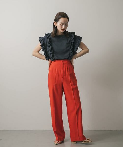 SENSE OF PLACE by URBAN RESEARCH / センスオブプレイス バイ アーバンリサーチ その他パンツ | 『UR TECH DRYLUXE』リネンライクワイドパンツ | 詳細3