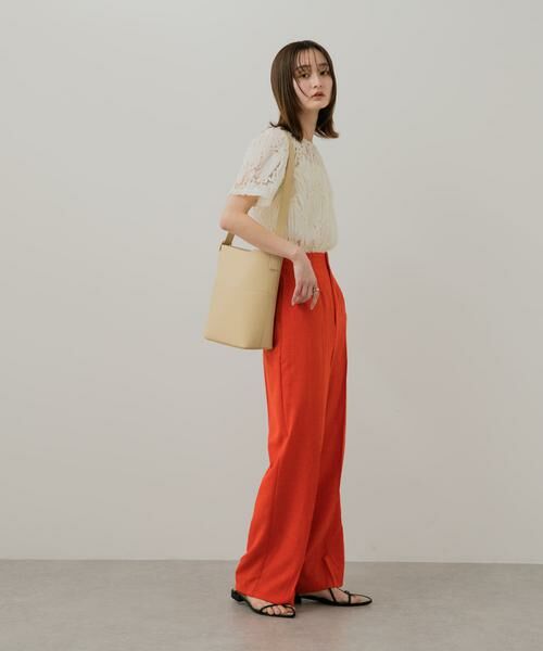 SENSE OF PLACE by URBAN RESEARCH / センスオブプレイス バイ アーバンリサーチ その他パンツ | 『UR TECH DRYLUXE』リネンライクワイドパンツ | 詳細4