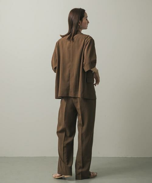 SENSE OF PLACE by URBAN RESEARCH / センスオブプレイス バイ アーバンリサーチ その他パンツ | 『UR TECH DRYLUXE』リネンライクワイドパンツ | 詳細10