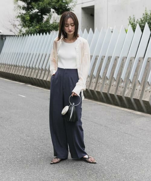 SENSE OF PLACE by URBAN RESEARCH / センスオブプレイス バイ アーバンリサーチ その他パンツ | 『UR TECH DRYLUXE』リネンライクワイドパンツ | 詳細18