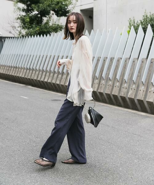 SENSE OF PLACE by URBAN RESEARCH / センスオブプレイス バイ アーバンリサーチ その他パンツ | 『UR TECH DRYLUXE』リネンライクワイドパンツ | 詳細19