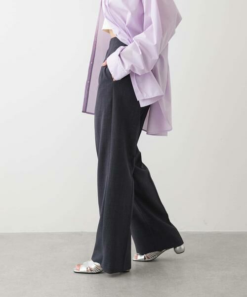 SENSE OF PLACE by URBAN RESEARCH / センスオブプレイス バイ アーバンリサーチ その他パンツ | 『UR TECH DRYLUXE』リネンライクワイドパンツ | 詳細21