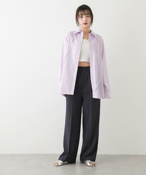 SENSE OF PLACE by URBAN RESEARCH / センスオブプレイス バイ アーバンリサーチ その他パンツ | 『UR TECH DRYLUXE』リネンライクワイドパンツ | 詳細22