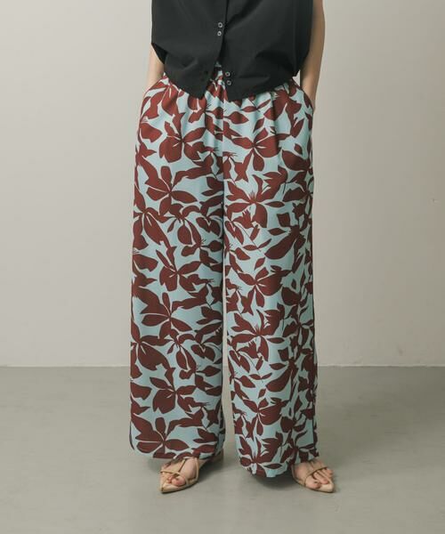 SENSE OF PLACE by URBAN RESEARCH / センスオブプレイス バイ アーバンリサーチ その他パンツ | リーフプリントイージーパンツ | 詳細1