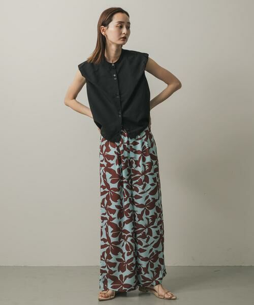 SENSE OF PLACE by URBAN RESEARCH / センスオブプレイス バイ アーバンリサーチ その他パンツ | リーフプリントイージーパンツ | 詳細4