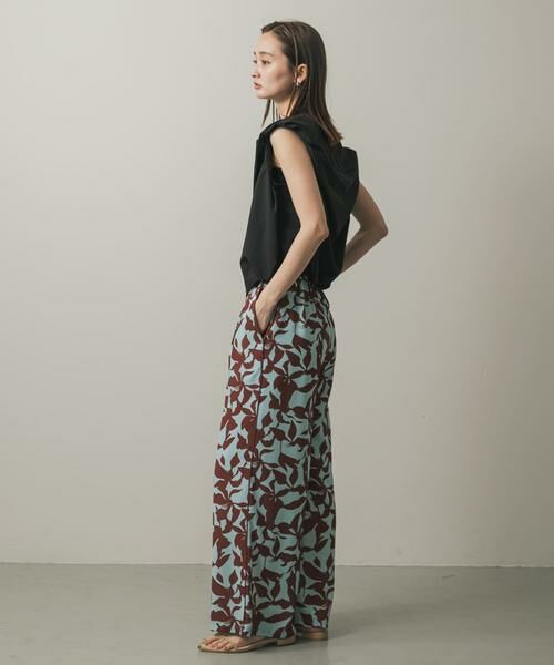 SENSE OF PLACE by URBAN RESEARCH / センスオブプレイス バイ アーバンリサーチ その他パンツ | リーフプリントイージーパンツ | 詳細5