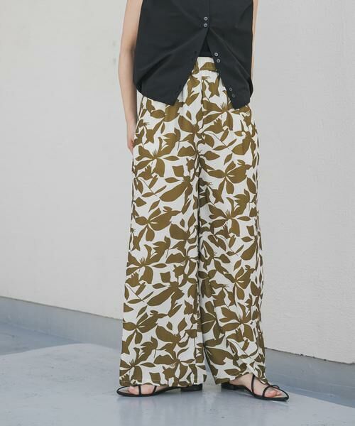 SENSE OF PLACE by URBAN RESEARCH / センスオブプレイス バイ アーバンリサーチ その他パンツ | リーフプリントイージーパンツ | 詳細10
