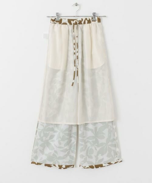 SENSE OF PLACE by URBAN RESEARCH / センスオブプレイス バイ アーバンリサーチ その他パンツ | リーフプリントイージーパンツ | 詳細24