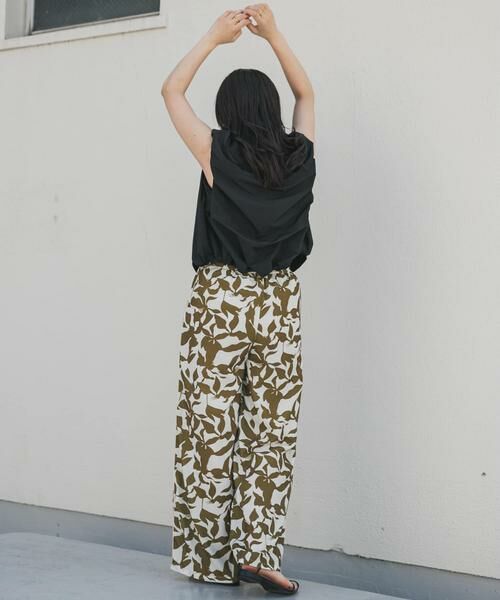 SENSE OF PLACE by URBAN RESEARCH / センスオブプレイス バイ アーバンリサーチ その他パンツ | リーフプリントイージーパンツ | 詳細14