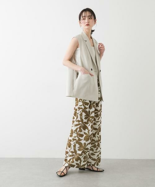 SENSE OF PLACE by URBAN RESEARCH / センスオブプレイス バイ アーバンリサーチ その他パンツ | リーフプリントイージーパンツ | 詳細16