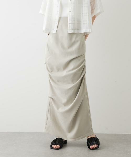 SENSE OF PLACE by URBAN RESEARCH / センスオブプレイス バイ アーバンリサーチ スカート | ドレープアイラインスカート | 詳細24