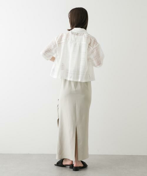 SENSE OF PLACE by URBAN RESEARCH / センスオブプレイス バイ アーバンリサーチ スカート | ドレープアイラインスカート | 詳細27