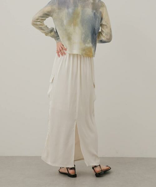 SENSE OF PLACE by URBAN RESEARCH / センスオブプレイス バイ アーバンリサーチ スカート | サテンサイドポケットスカート | 詳細2