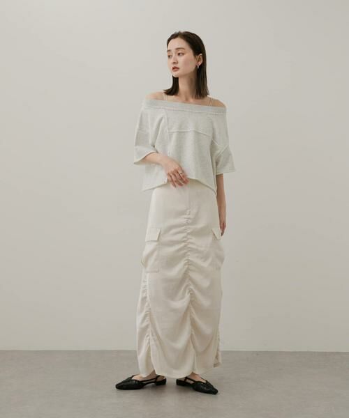 SENSE OF PLACE by URBAN RESEARCH / センスオブプレイス バイ アーバンリサーチ スカート | サテンサイドポケットスカート | 詳細5