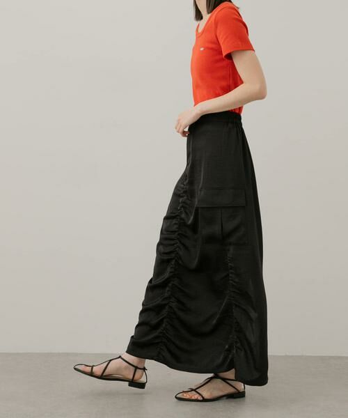 SENSE OF PLACE by URBAN RESEARCH / センスオブプレイス バイ アーバンリサーチ スカート | サテンサイドポケットスカート | 詳細10