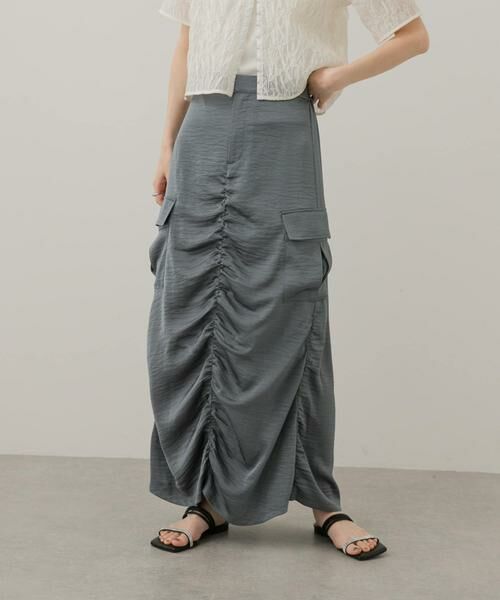 SENSE OF PLACE by URBAN RESEARCH / センスオブプレイス バイ アーバンリサーチ スカート | サテンサイドポケットスカート | 詳細17