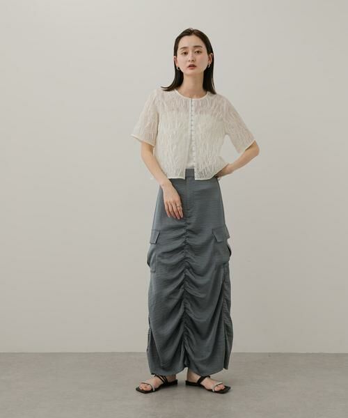 SENSE OF PLACE by URBAN RESEARCH / センスオブプレイス バイ アーバンリサーチ スカート | サテンサイドポケットスカート | 詳細19
